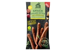 Saucissons vegan au fromage 75g, Billie Green