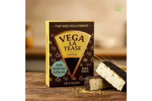 Fromage semi affiné à l'Ail noir et au Fenugrec 130g, Vega la Tease